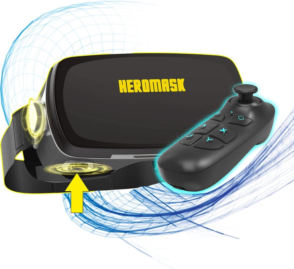 Diseño de gafas virtuales Heromask pro